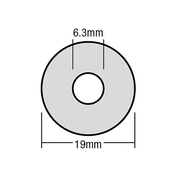 TechFast Bonded EPDM Washer 5.5 x 19mm Box 100