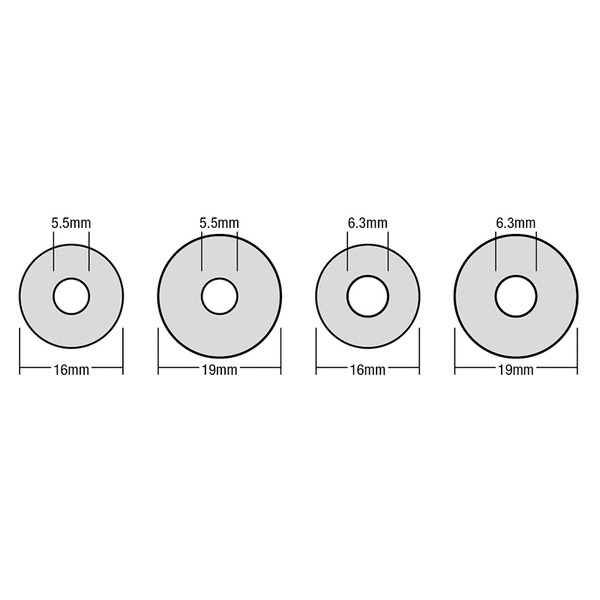 TechFast Bonded EPDM Washer 6.3 x 19mm Box 100
