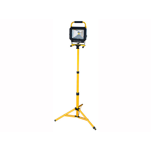Faithfull Power Plus COB LED Single Pod Tripod Sitelight 30W 2100 Lumens 110V