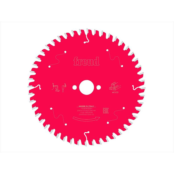 Freud FRE03FS09687 Wood Circular Saw Blade 165 x 20 x 1.7/1.3mm x 40T