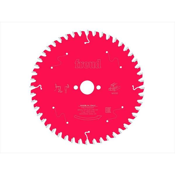 Freud FRE03FS09690 Wood Circular Saw Blade 165 x 20 x 2.4/1.6mm x 48T