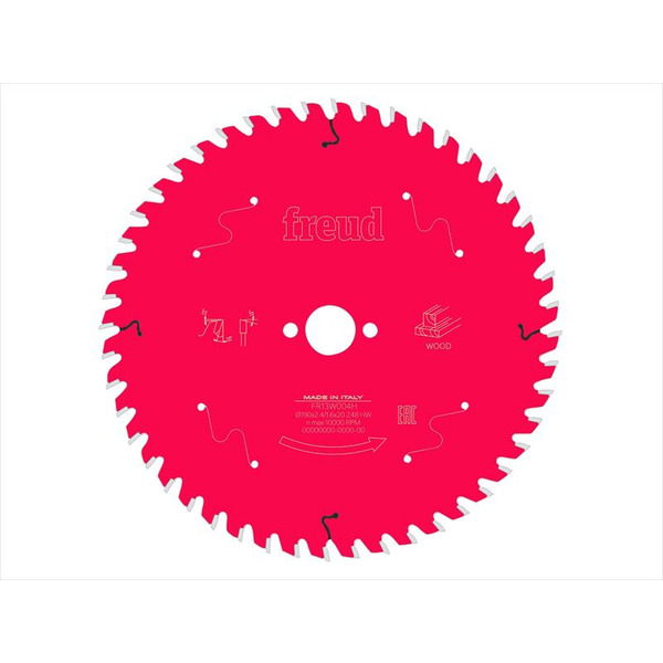 Freud FRE03FS09715 Wood Circular Saw Blade 190 x 20 x 2.4/1.6mm x 48T