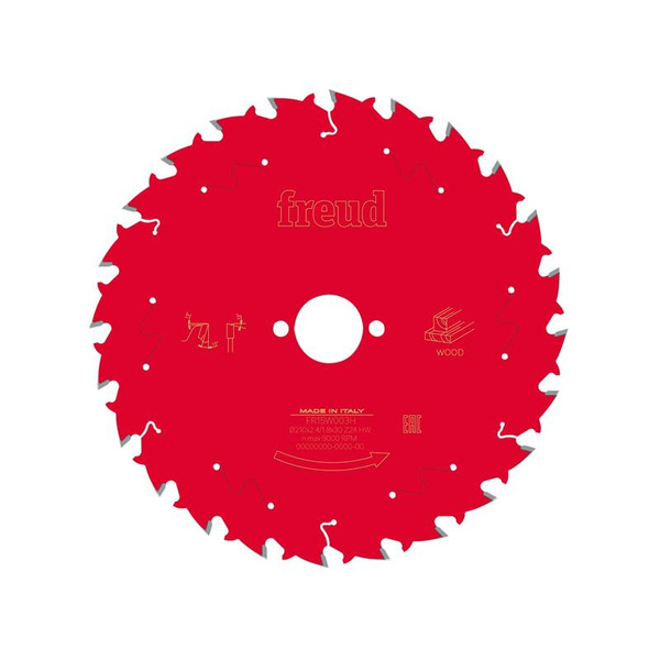 Freud FRE03FS09725 Wood Circular Saw Blade 210 x 30 x 2.4/1.8mm x 24T