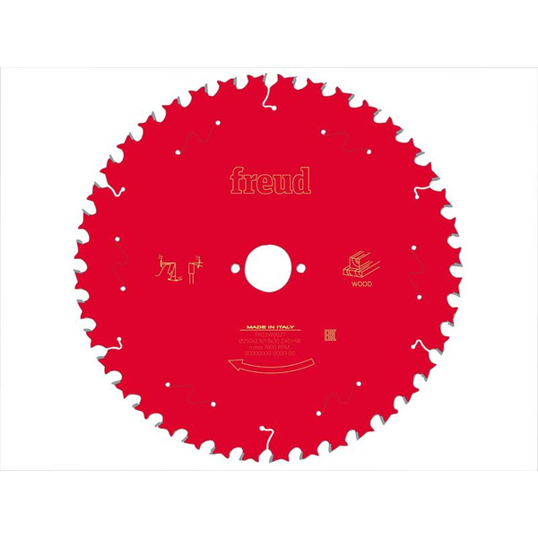 Freud FRE03FS09775 Wood Table Saw Blade 250 x 30 x 2.8/1.8mm x 40T