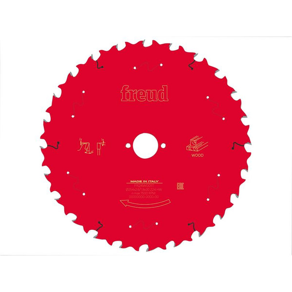 Freud FRE03FS09778 Wood Table Saw Blade 254 x 30 x 2.6/1.8mm x 24T