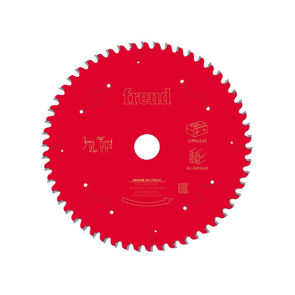 Freud FRE03FS10086 Metal Circular Saw Blade 165 x 20 x 1.8/1.3mm x 54T