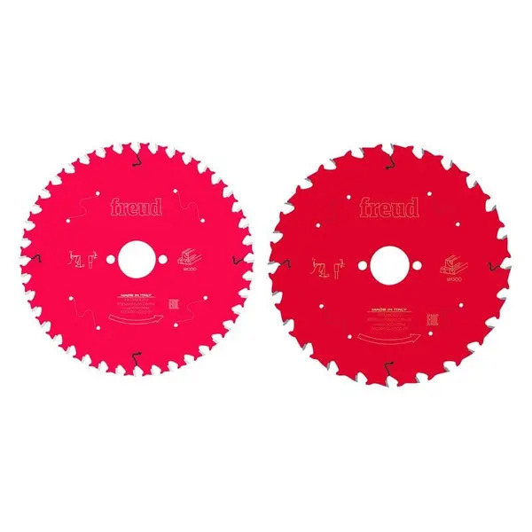 Freud F03FS09893 Wood Circular Saw Blade Twin Pack Set 190 x 30  24T & 40T