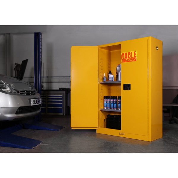 Sealey FSC10 Flammables Storage Cabinet 1095 x 460 x 1655mm