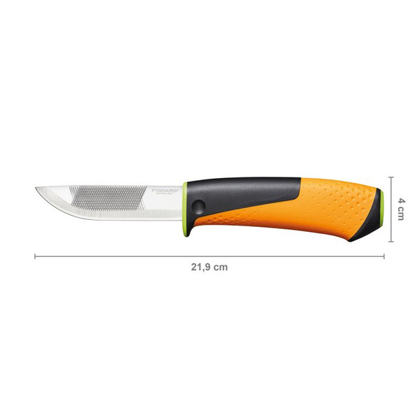 Heavy-Duty Knife with Sharpener