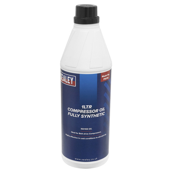 Sealey FSO1S Fully Synthetic Compressor Oil 1L