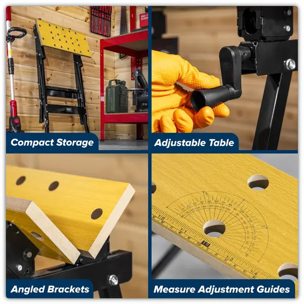 Sealey FWB3 Tilt & Clamp Folding Workbench