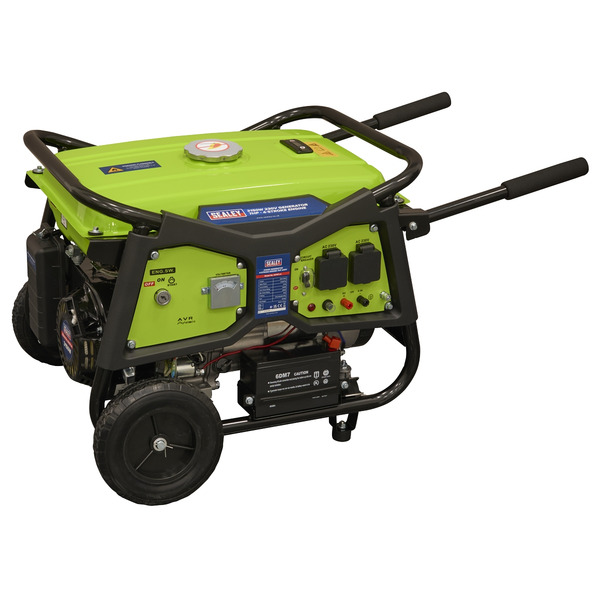 Sealey G3101 3150W Generator 7hp 4-Stroke Engine 230V