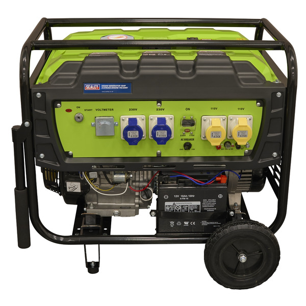Sealey G5501 5500W Generator 13hp 4-Stroke Engine 110/230V