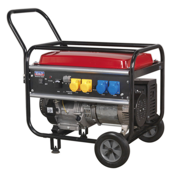 Sealey G5501 5500W Generator 13hp 4-Stroke Engine 110/230V