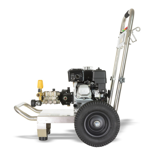 V-TUF GB065 200BAR 12 lpm HONDA 6.5HP Pressure Washer, Gearbox Pump - Stainless Steel Frame