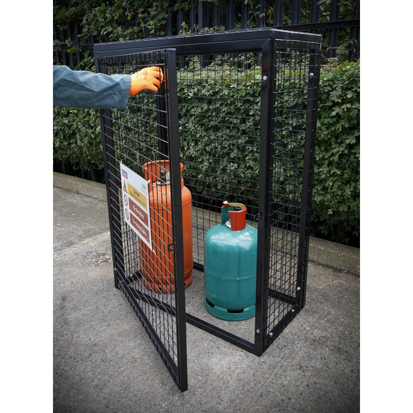 Sealey Gas Cylinder Safety Cage - 2 x 47kg