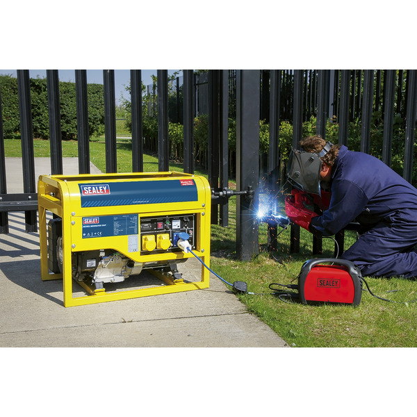 Sealey 6000W Generator 13hp 4-Stroke Engine 110/230V