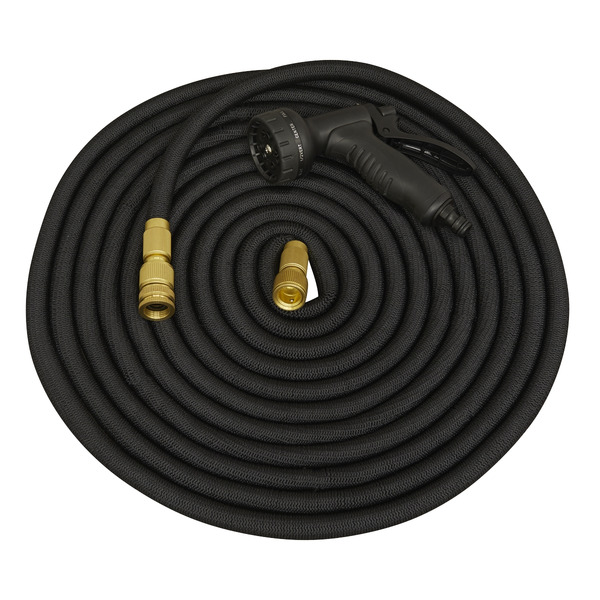 Sealey GH15E �17mm Expandable Garden Hose Black 15m Premium