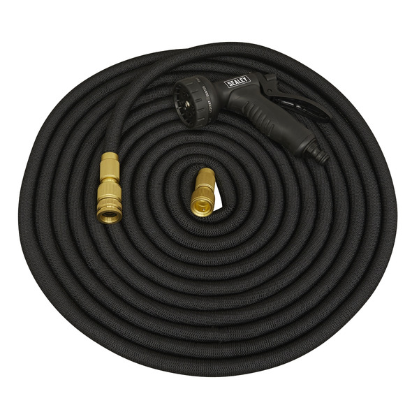 Sealey GH30E �17mm Expandable Garden Hose Black 30m Premium