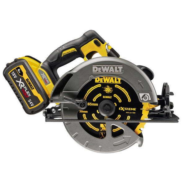 DeWalt DCS578T2-GB 54V 2x6.0Ah FlexVolt 190mm 30mm Circular Saw Kit