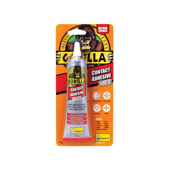 Gorilla Contact Adhesive Clear 75g