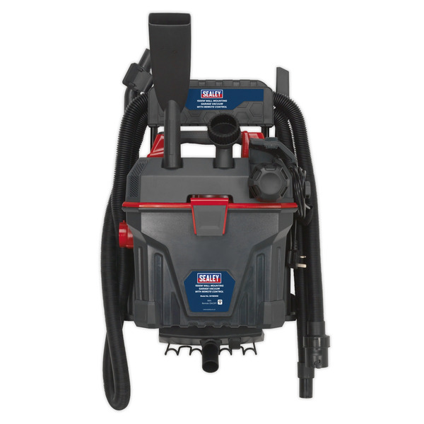 Sealey Wall Mounting Garage Vacuum with Remote Control 1500W/230V