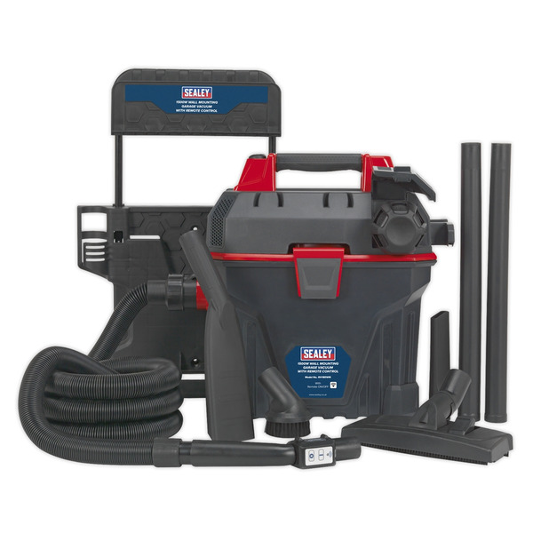 Sealey Wall Mounting Garage Vacuum with Remote Control 1500W/230V