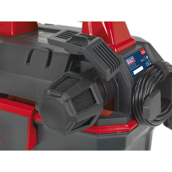 Sealey Wall Mounting Garage Vacuum with Remote Control 1500W/230V