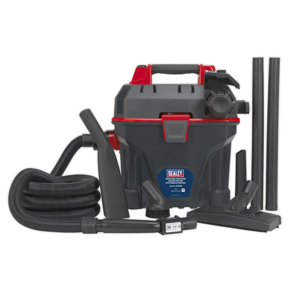 Sealey Wall Mounting Garage Vacuum with Remote Control 1500W/230V