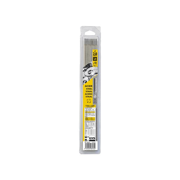 GYS084322 GYS WELDING Rutile Electrodes Steel 2.0mm (Pack 13)