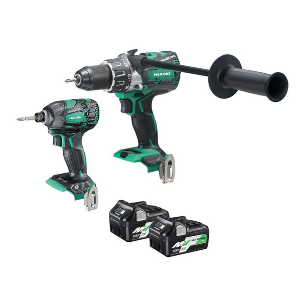HiKOKI HIKKC18DPLJA KC18DPLJAZ Twin Pack 18V 2 x Multi Volt Li-ion