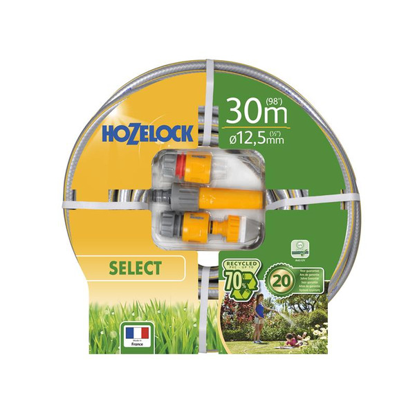 Hozelock 7230P Starter Hose Starter Set 30m 12.5mm (1/2in) Diameter