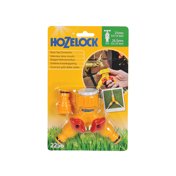 Hozelock 2256 Dual Control Tap Connector 3/4in BSP