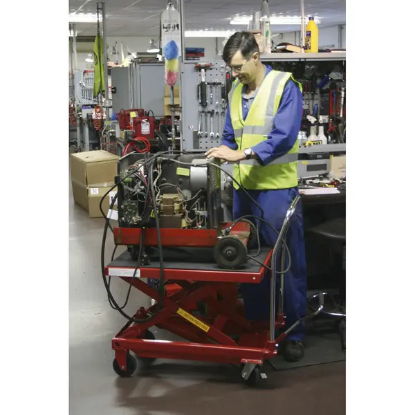 Sealey HPT500 Hydraulic Scissor Lift Platform Table 500kg Capacity