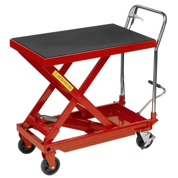 Sealey HPT500 Hydraulic Scissor Lift Platform Table 500kg Capacity