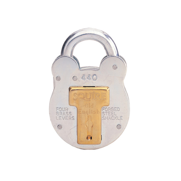Squire HSQ440KA 440KA Old English Padlock with Steel Case 51mm Keyed