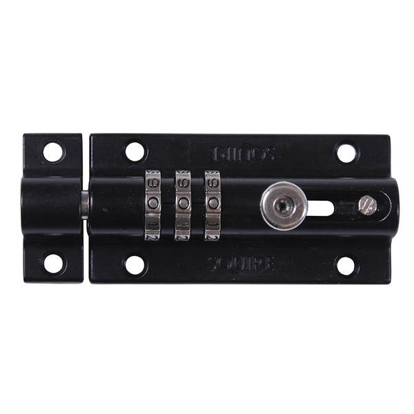 Squire HSQCOMBI3 CombiBolt 3 Re-Codable Locking Bolt Black 92mm