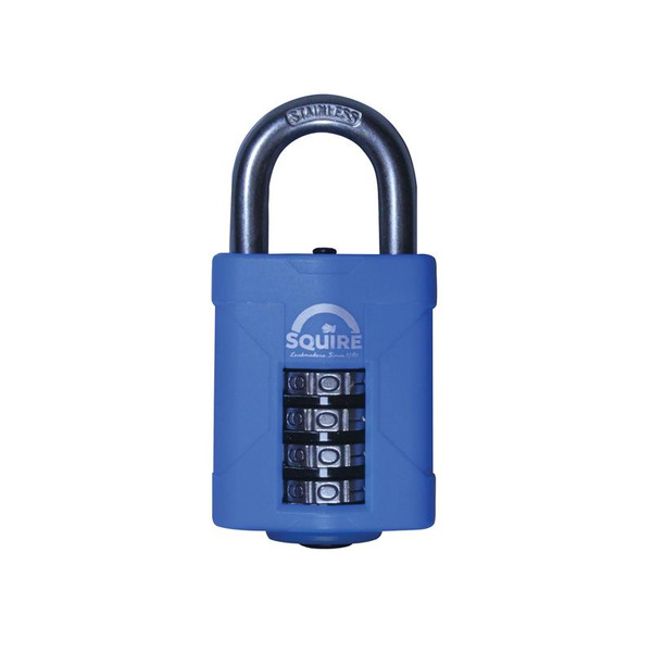 Squire HSQCP50SBX CP50S Heavy-Duty Rustproof Marine Combi Padlock 50mm Boxed