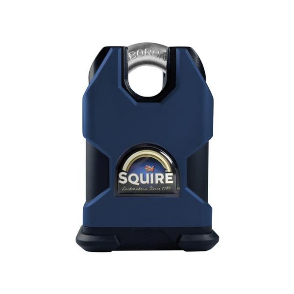 Squire HSQSS50CSBX SS50CS Stronghold Solid Steel Padlock 50mm Closed Shackle CEN4 Boxed