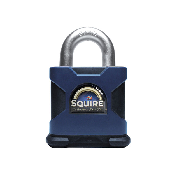 Squire HSQSS80S SS80S Stronghold Solid Steel Padlock 80mm CEN6 Boxed