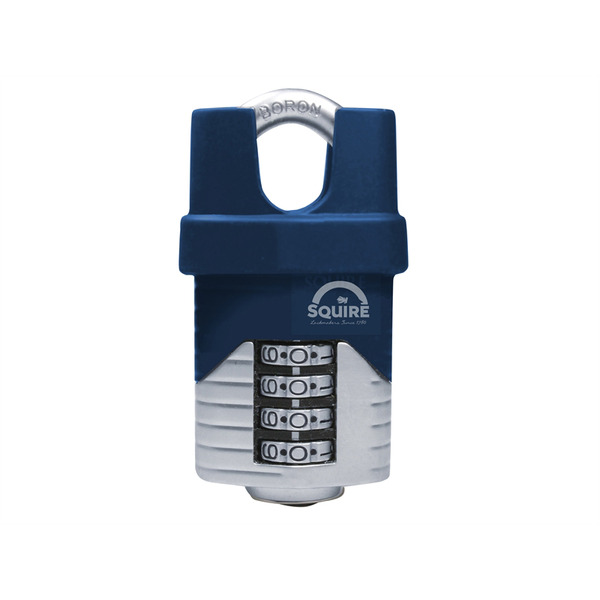 Squire HSQVC50CS Vulcan Closed Boron Shackle Combination Padlock 50mm