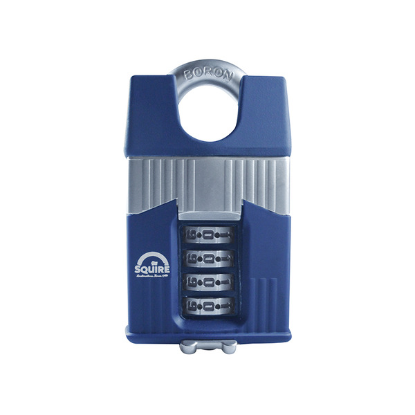 Squire HSQWC55CSBX Warrior High-Security Closed Shackle Combination Padlock 55mm Boxed