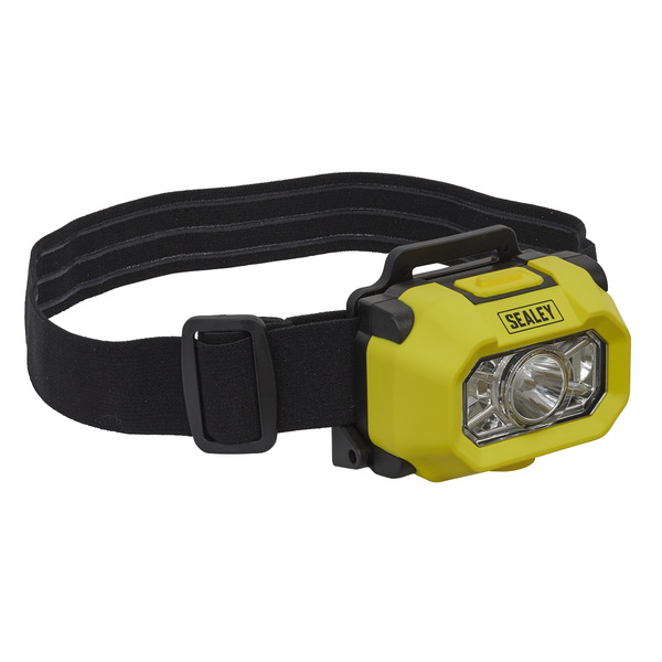 Sealey HT452IS Intrinsically Safe Head Torch 1.8W SMD LED ATEX/IECEx Approved