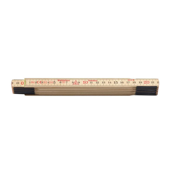 Hultafors HUL100004 Wooden Folding Rule 2m