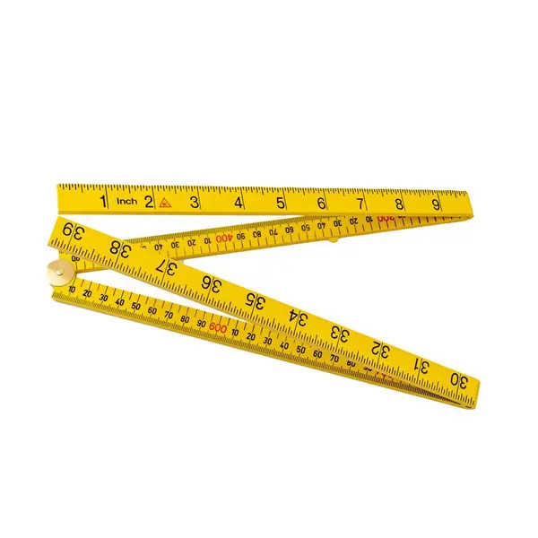 Hultafors HUL201324 G64-1-4-16 Polycarbonate Folding Rule 1m