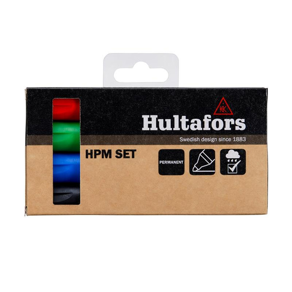 Hultafors HUL650330 HPM Permanent Marker Set, 4 Piece