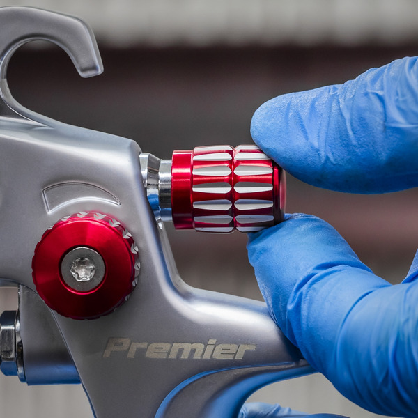 Sealey HVLP01 Premier Professional HVLP Gravity Feed Spray Gun 1.3mm Set-Up
