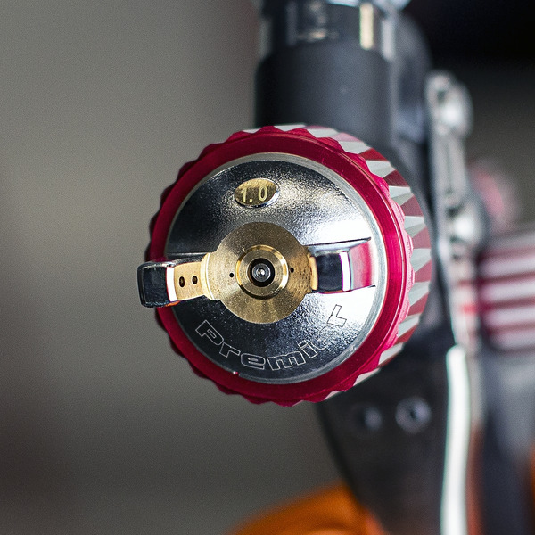 Sealey HVLP04 Premier Professional HVLP Gravity Feed Touch-Up Spray Gun 1mm Set-Up