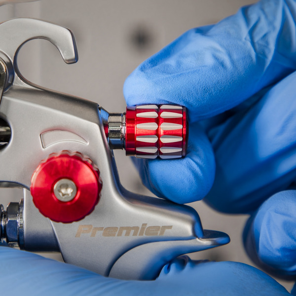 Sealey HVLP04 Premier Professional HVLP Gravity Feed Touch-Up Spray Gun 1mm Set-Up