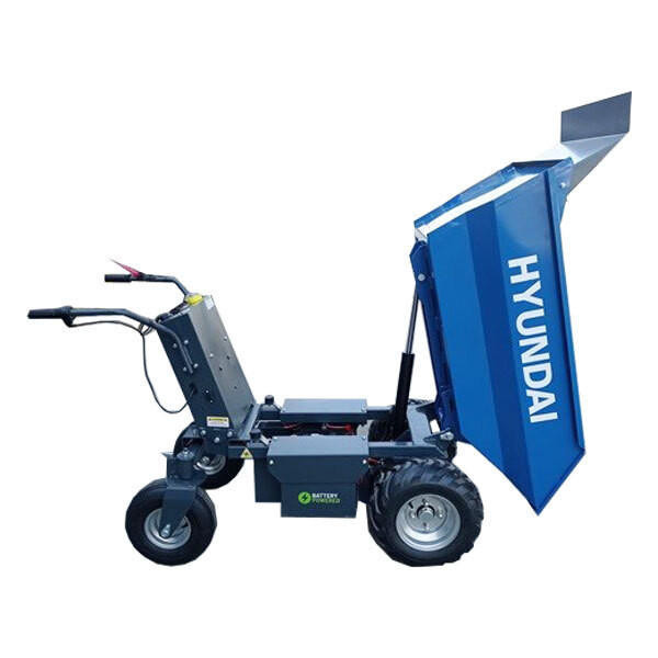 Hyundai 500Kg Battery Powered Mini Dumper, 48V, 32Ah, Brushless Motor, Hydraulic Tilt | HYMD500B